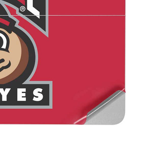 Ohio State University OSUBuckeyes Light Grey Surface Laptop Studio Skin